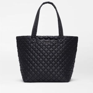 MZ Wallace Metro Deluxe Tote Medium in Black
